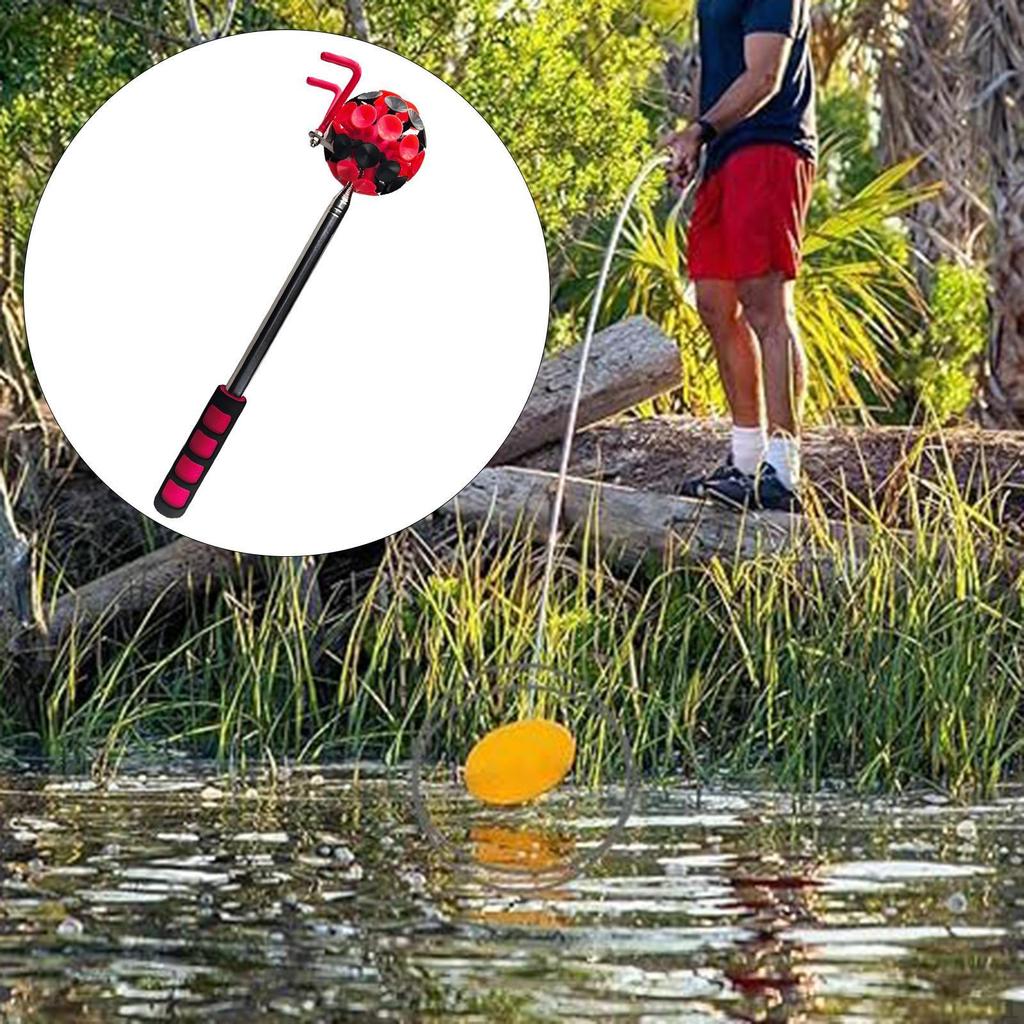 Инструмент для извлечения дисков для гольфа с присоской для легкого доступа к кустарникам