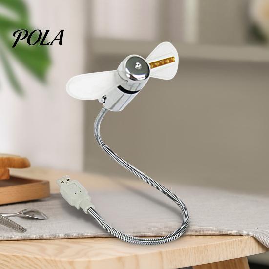 Мини-вентилятор USB-дизайн Настольный Регулируемый ABS Энергосберегающий Портативный Светящийся Охлаждающий для Общежития Прохладный