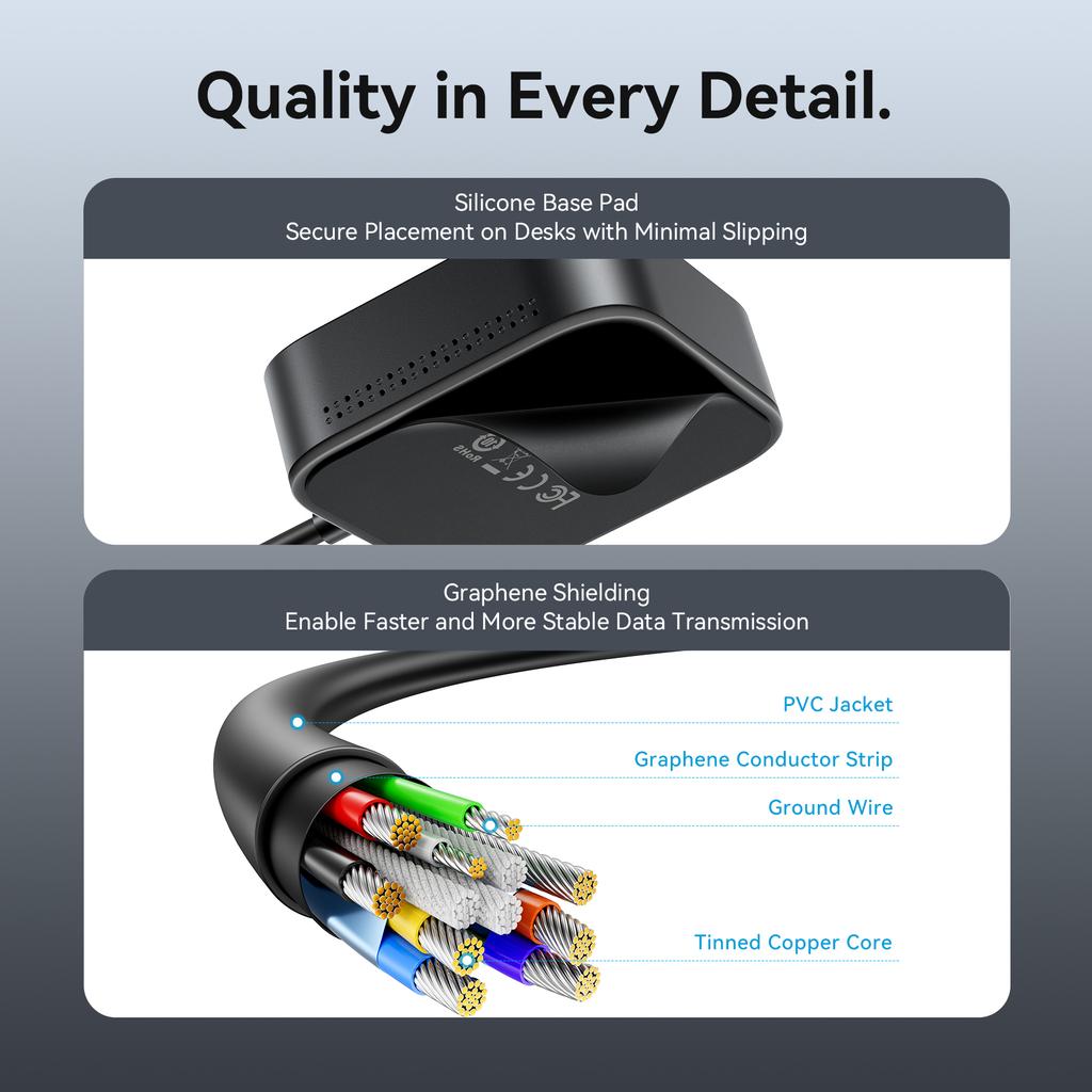 Vention USB 3.2 Gen 1 Type C Extension HUB 5 Ports Multiple USB HUB Built-in RGB Ambient Light Adjustable with USB C Power Supply for Laptop Macbook