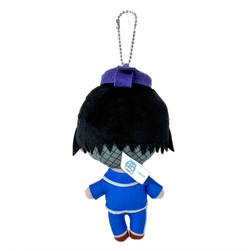 Masuda Kosuke Theater Gag Manga Biyori GO Plush Toy Approx. 13cm Mascot Ball Chain (Prince Shotoku (Blue Clothes))