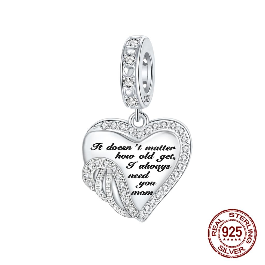 Шармы Бусины Медь Однотонный Буква Семья Навсегда Дерево Жизни Циркониевые Бусины Подходят для DIY Браслетов Ювелирные Изделия