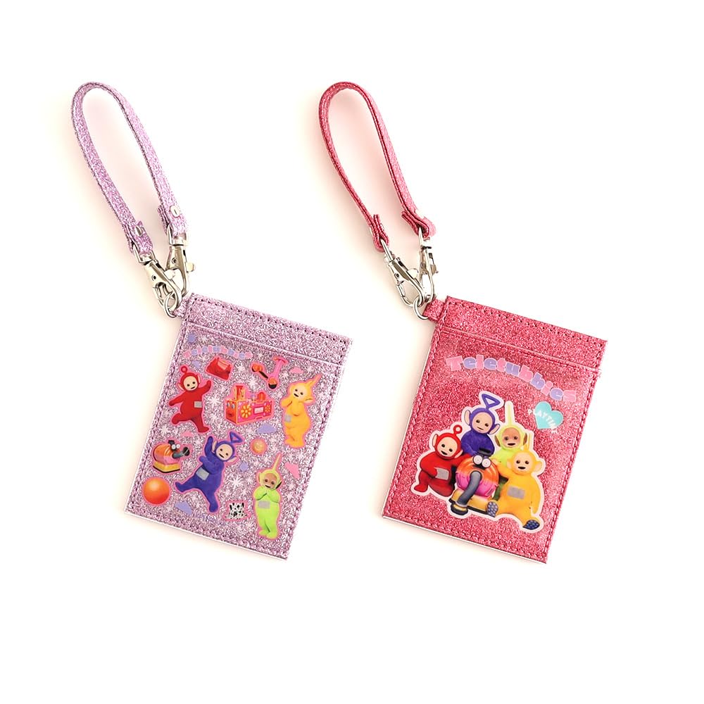 Overglad Teletubbies Glitter Pass Case, Pink, TLL-047