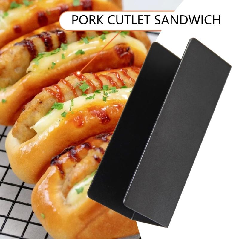 Прочные и портативные формы для выпечки в форме буквы U для печенья и хлеба, для выпечки булочек для свиных отбивных, из прочной углеродистой стали