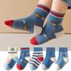 Children's Socks, Polyester Cotton, Boys' Cartoon Socks, Baby Socks