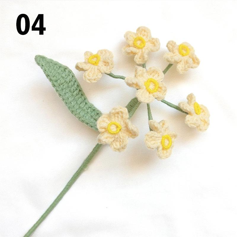 Подарок на День Учителя Подсолнух Вязаный Цветок Вязаный Цветок Ручной Работы Букет Домашний