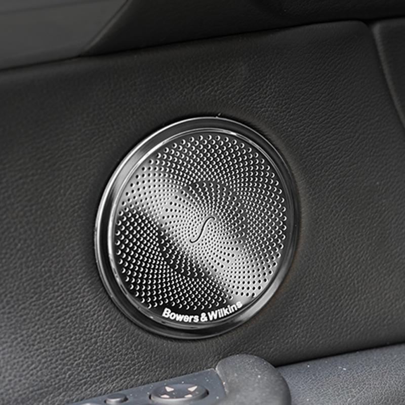 Автомобильный стереодинамик, наклейка на дверь, крышка для BMW X6 E71 E72 5 серии GT F07, отделка из нержавеющей стали, автомобильный Стайлинг, авто