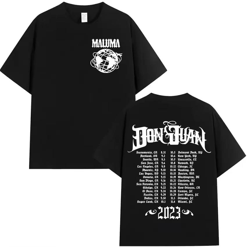 Rapper MALUMA 2026 Album Graphic T Shirt Mens Women Hip Hop Retro Style Short Sleeve Tshirt Fashion Tees Streetwear