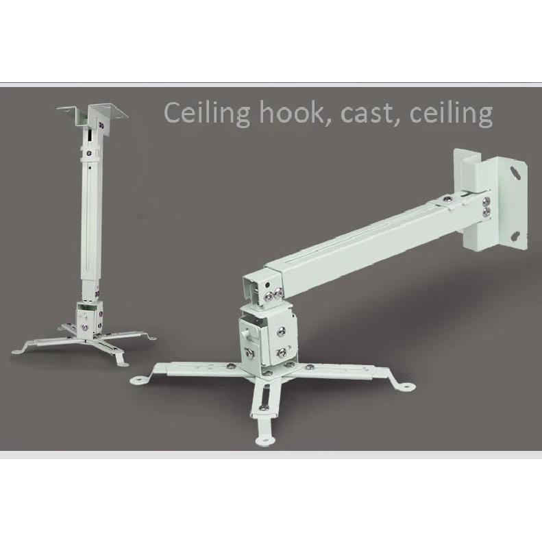 White Color Beamer Ceiling Mount For HD LCD LED C6 C2 C3 TD96 TD97 YG650 C6 M19 K25 3D Projector Adjustable Wall Bracket Hanging