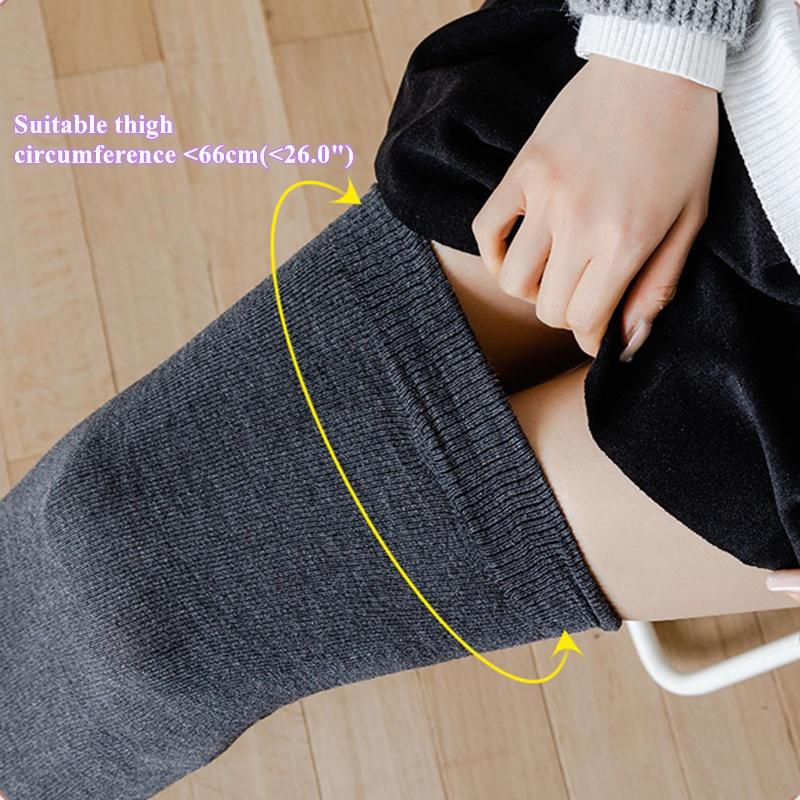 Женские носки выше колена больших размеров, носки до бедра большого размера