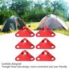 20 Pcs Ultralight Strong Tent Rope Fastener Triangle Tent Guy Line Rope Adjuster  Backpacking