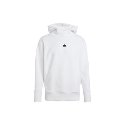 adidas ЗНЕ. Серия Логотип Patch Спортивный свитер с капюшоном Женские толстовки с капюшоном Белый IN5125
