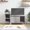 VidaXL TV Stand Sonoma Grey 100x35x55 Cm Engineered Wood 831314