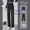 Женские брюки широкого кроя с высокой талией весна/осень 2024 г. черного цвета