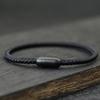 Новый браслет-шнурок с узлом «киль» для мужчин, нержавеющая сталь, магнитная застежка, Pulsera Roja Браслет, Тканевый для мужчин, Подарок для него, Шнурок-цепочка, Joias