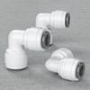 Подходит для трубки OD 1/4" 3/8" Угольник 90 градусов POM Быстроразъемный фитинг-соединитель Для аквариума Системы обратного осмоса Фильтра для воды RO