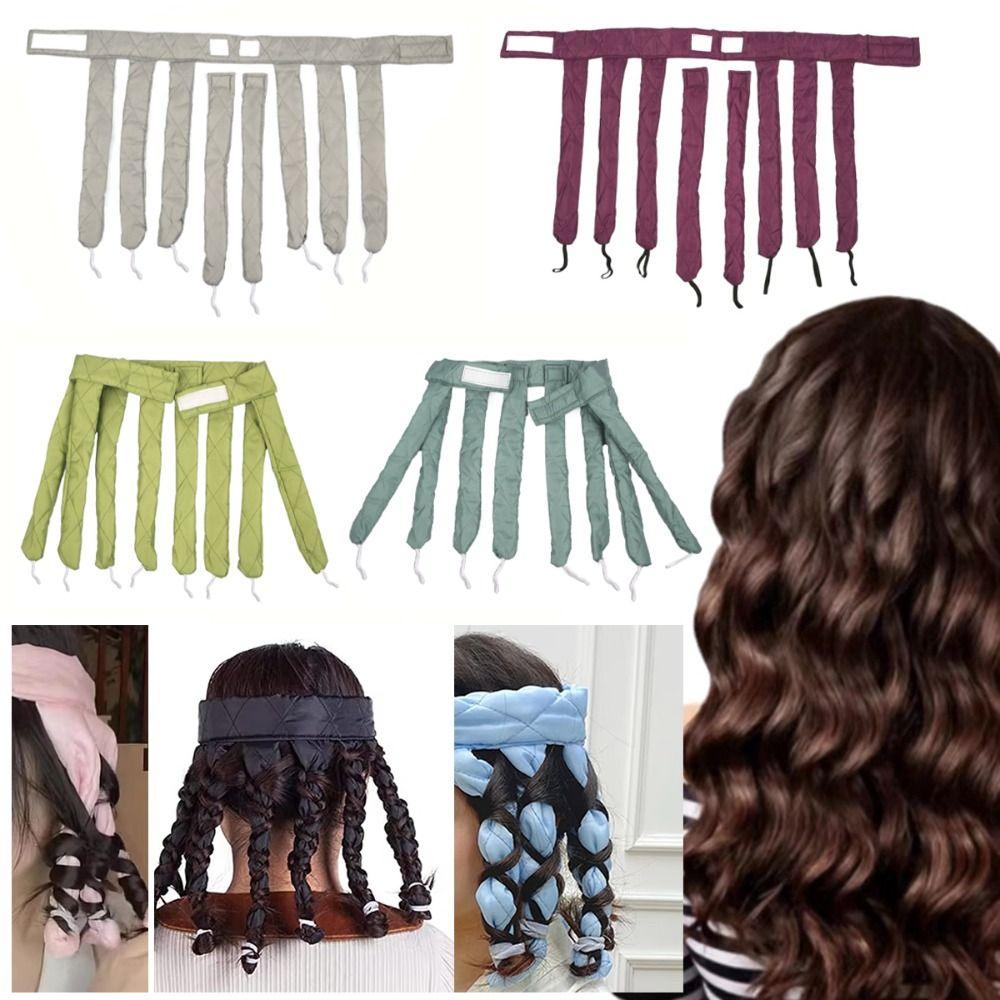 Removable Flexible Heatless Hair Curlers Hair Styling Tools Sleeping Curling Headband DIY Soft Overnight Hair Rollers Girls