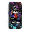 Phone Case - MANIACASE - Iphone 16 - Silicone - Black - Bugs Bunny Thug Life