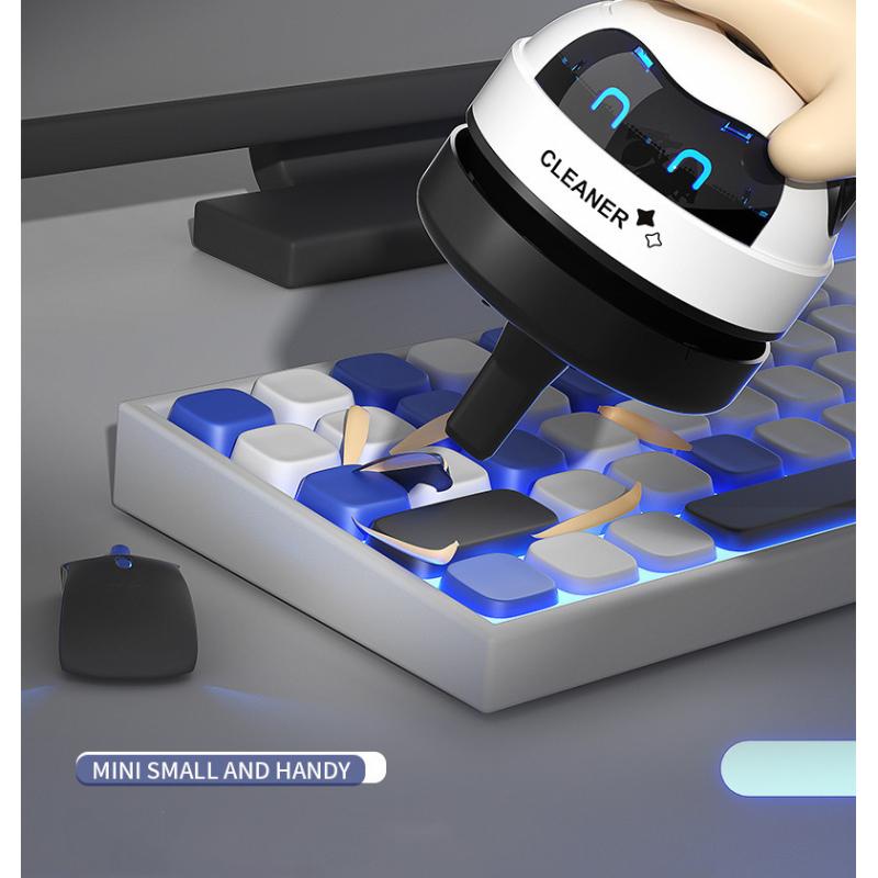 Мини-пылесос для настольного компьютера, перезаряжаемый портативный пылесборник для сбора стружки от ластика и чистки клавиатуры