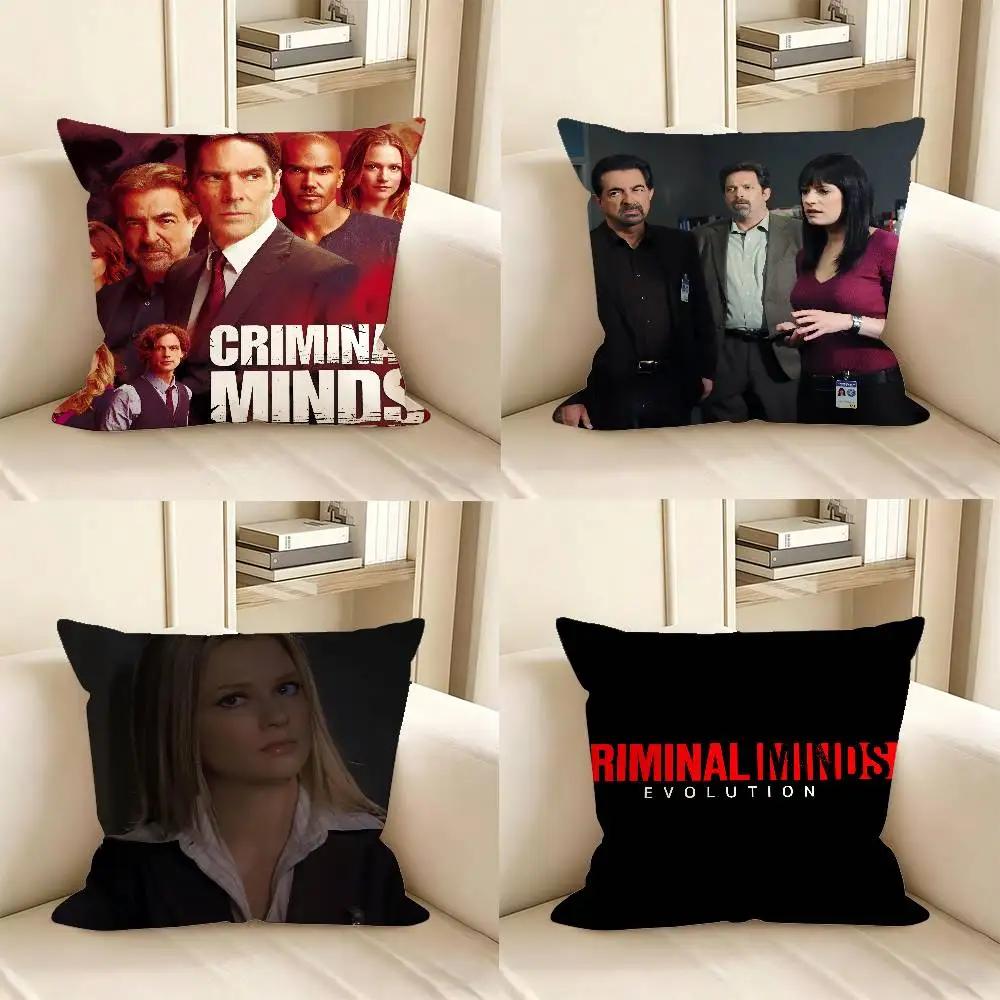 ПК Классический Криминальный ТВ CCriminal MMinds Наволочка Модная Квадратная Наволочка Спальня Диван Комната Ins Декор Отдых