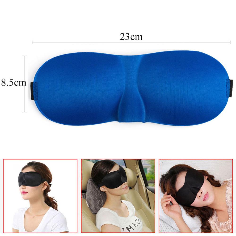 Tcare Fashion 3D Sleeping Eye Mask, Travel Sleep Eye Shade Cover Nap Eye Patch Blindfolds Blinders Create Total Darkness Unisex