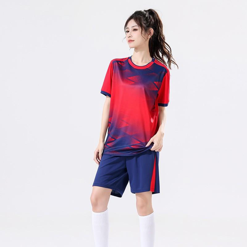 Men Women Sports Badminton Table Tennis Volleyball Short Sleeve Team Shirts Custom Print Training Uniforms