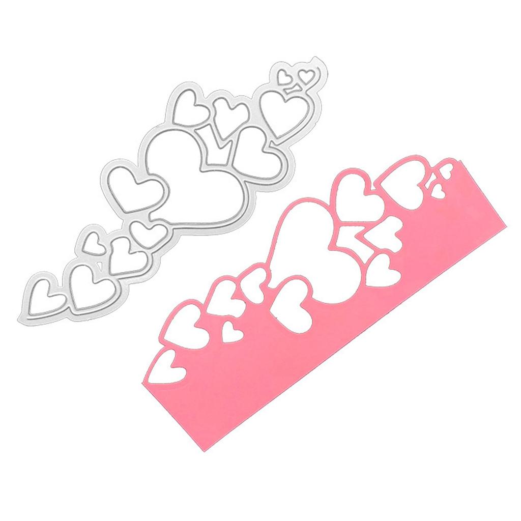 Metal Cutting Die 3D Love Heart Cutting Dies for DIY Scrapbooking Photo Deco