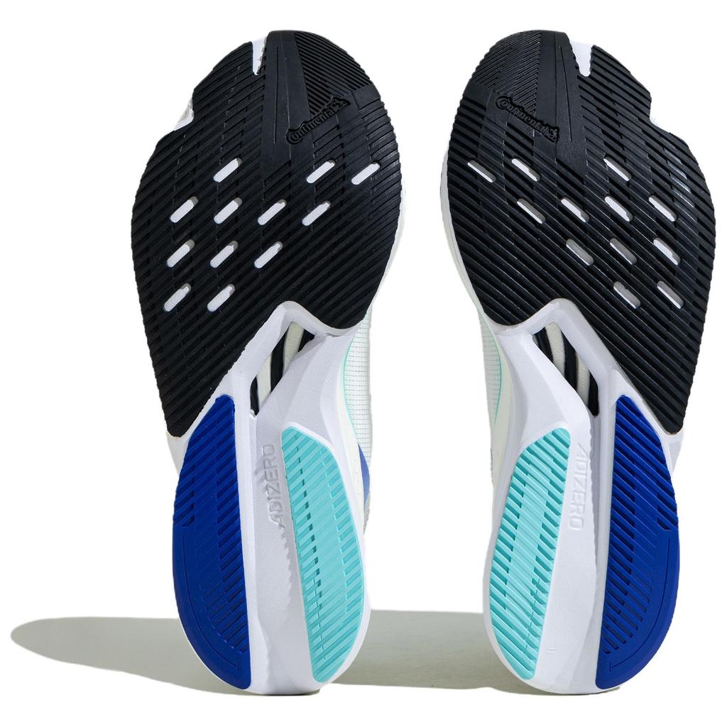 New Adidas Adizero Boston 12 'White Cobalt Blue' JR2731