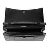 Balenciaga Hourglass Black Buckle Chain Crocodile Embossed Calfskin Mini Shoulder Crossbody Bag Women bags 656050-1LR67-1000