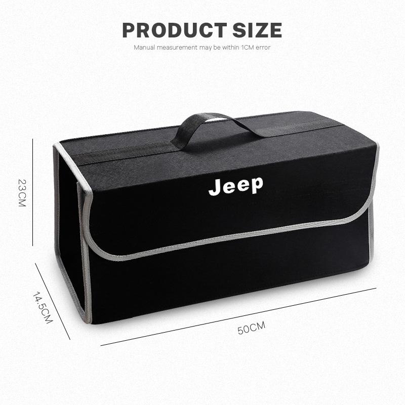 Для автомобиля Jeep Сумка-органайзер в багажник Складная коробка для порядка Контейнеры для хранения Для Jeep Grand Cherokee Wrangler JK Gladiator Compass Reneg