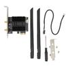 PCIE WiFi Adapter Support AC1300Mbps Bluetooth 4.2 PCIE Wifi Card 2.4GHz 5.8GHz Dual Band Desktop