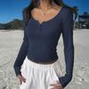 Women S Y2k Casual Basic Long Sleeve T Shirt