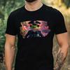 T-Shirt Herren Frosch als Polizist Motiv Baumwolle Größe XS bis 5XL