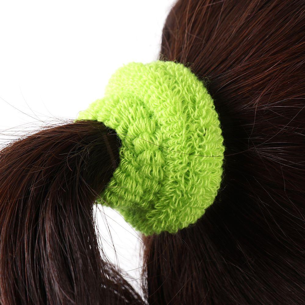 Women's Fashion Rope Big Wide Elastic Accessories Ponytail Hair Holders Hair Tie Rubber Bands
