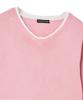 AWESOME STUDIO Classic Layered V-Neck Knit Light Pink