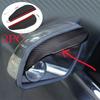 2pcs Car Side Rear View Mirror Rain Eyebrow Visor Carbon Fiber Look Sun Shade Snow Guard Weather Shield Cover Auto