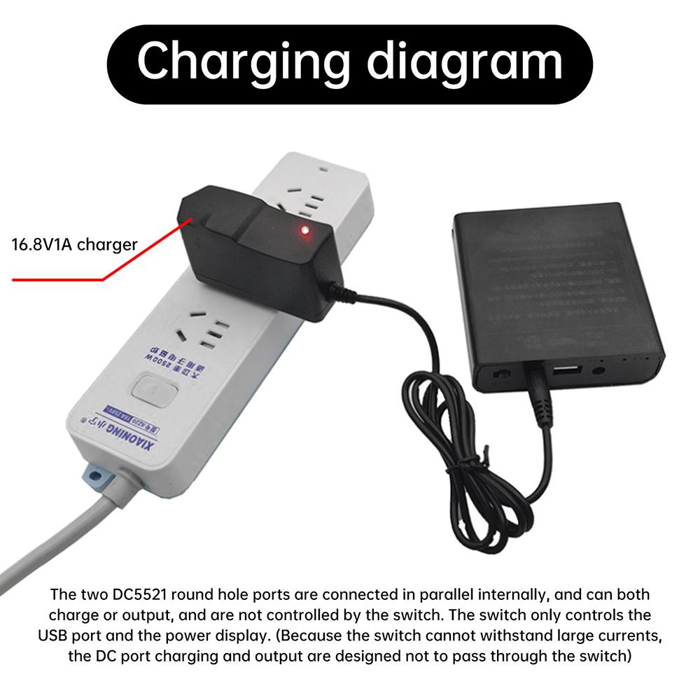 4x18650 Power Bank Box DIY Комплект Корпус для Батарей Держатель 5В 16В Двойной Выход С Выключателем для Роутера Мобильного Телефона Планшета Модема Камеры видеонаблюдения