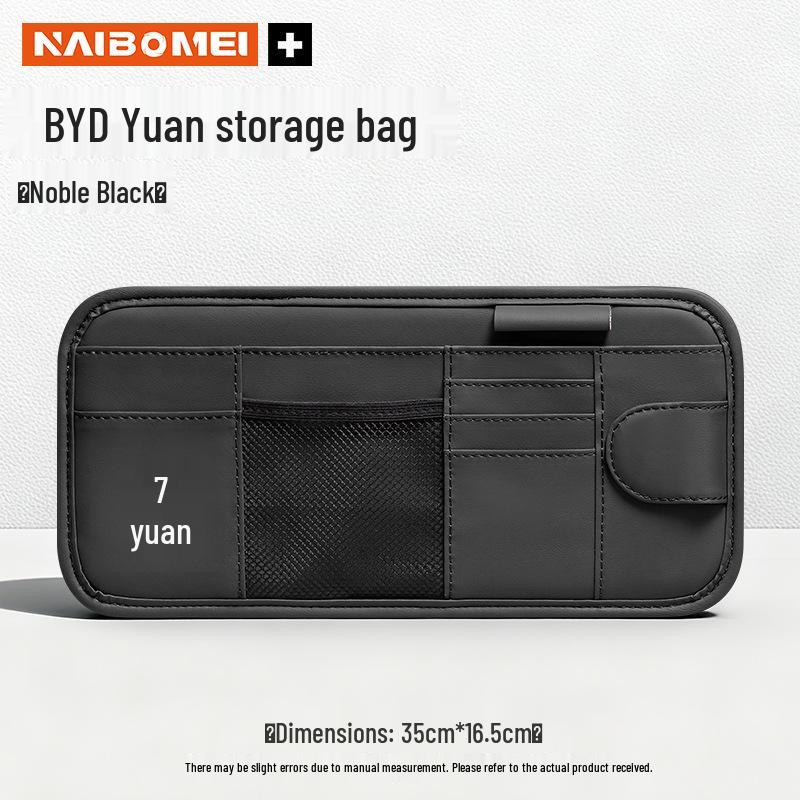 Зажим для очков на козырек автомобиля BYD Yuan Pro/Plus: Многофункциональный элемент хранения и декоративный аксессуар