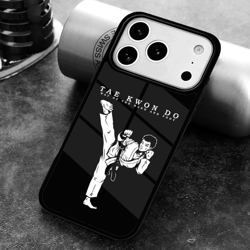 Чехол для телефона Кунгфу Тхэквондо для iPhone 17 16 15 Pro Max Air 14 13 12 11 Plus Ударопрочный Чехол Capa