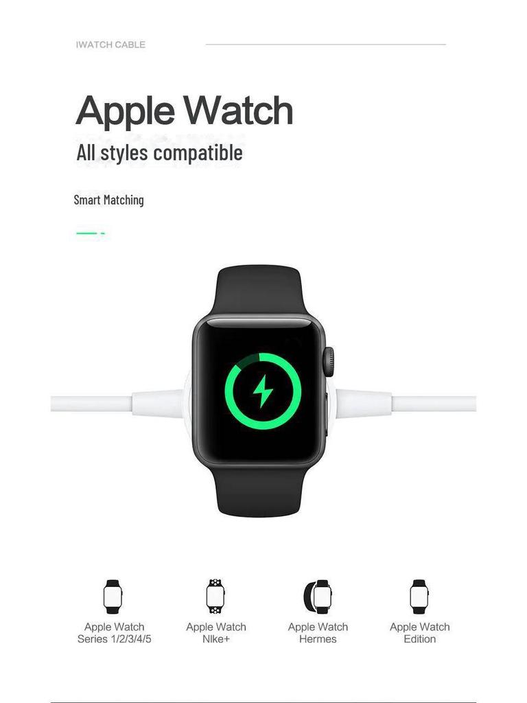 PISEN iWatch 2-в-1 Lightning и беспроводной магнитный кабель для зарядки