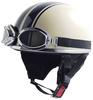 Nisco Vintage Helmet Line Ivory/Navy NT-37