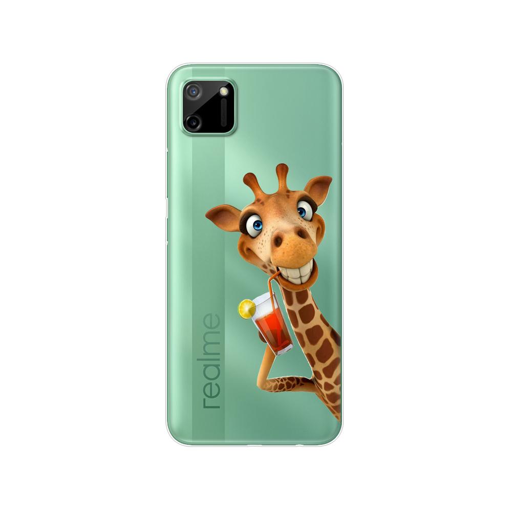 Для Realme C11 2021 2020 силиконовый чехол из ТПУ на заднюю панель телефона, чехол для OPPO RealmeC11 C 11, мягкий чехол RMX3231 RMX2185, бампер 6,5 дюйма