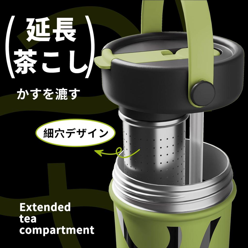 Кружка для воды GOOM с термотрубочкой из нержавеющей стали 316, термо-холодная вакуумная герметичная с рукописной надписью, спортивная бутылка для чая, бутылка, тамблер, крышка, бутылка, 600 мл,