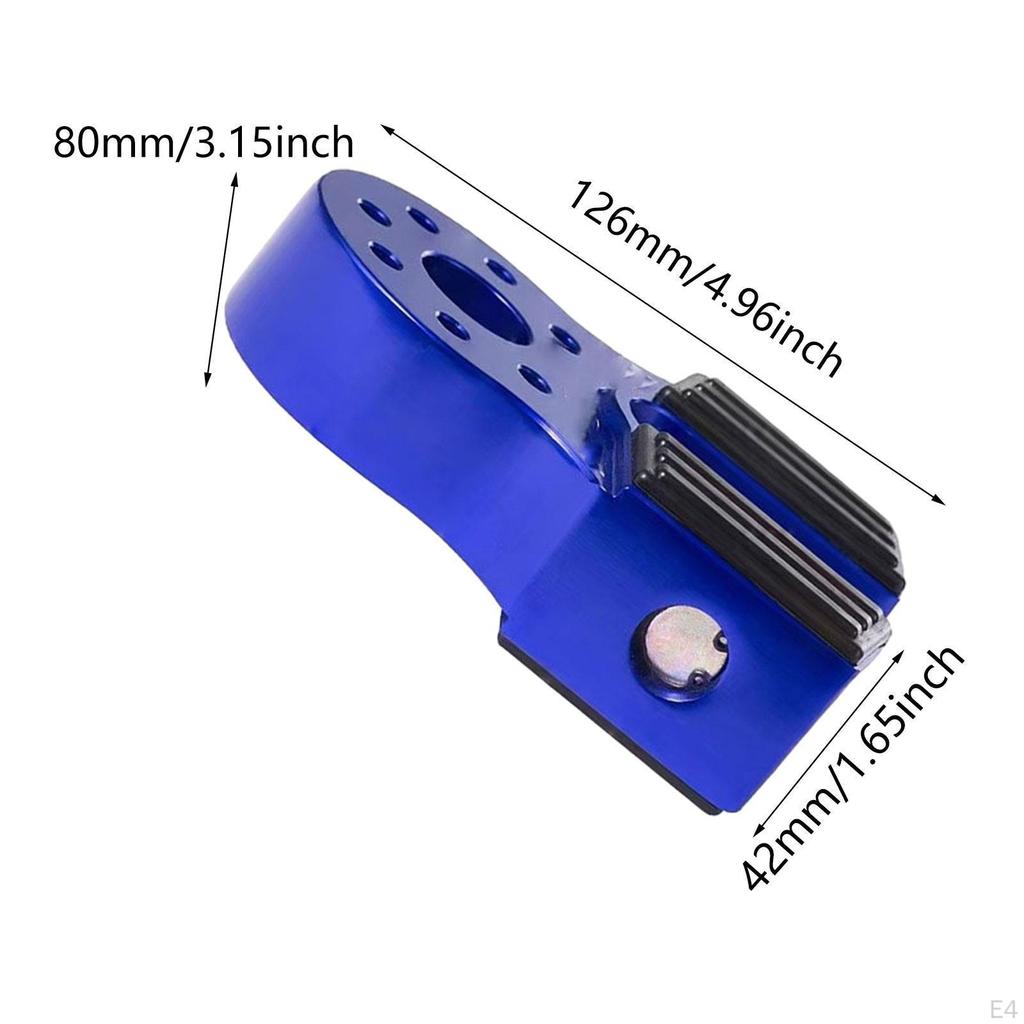 Winch Shackle Mount Drag Hook Connector Sturdy Strong Automotive Towing Tool Aluminum Alloy for