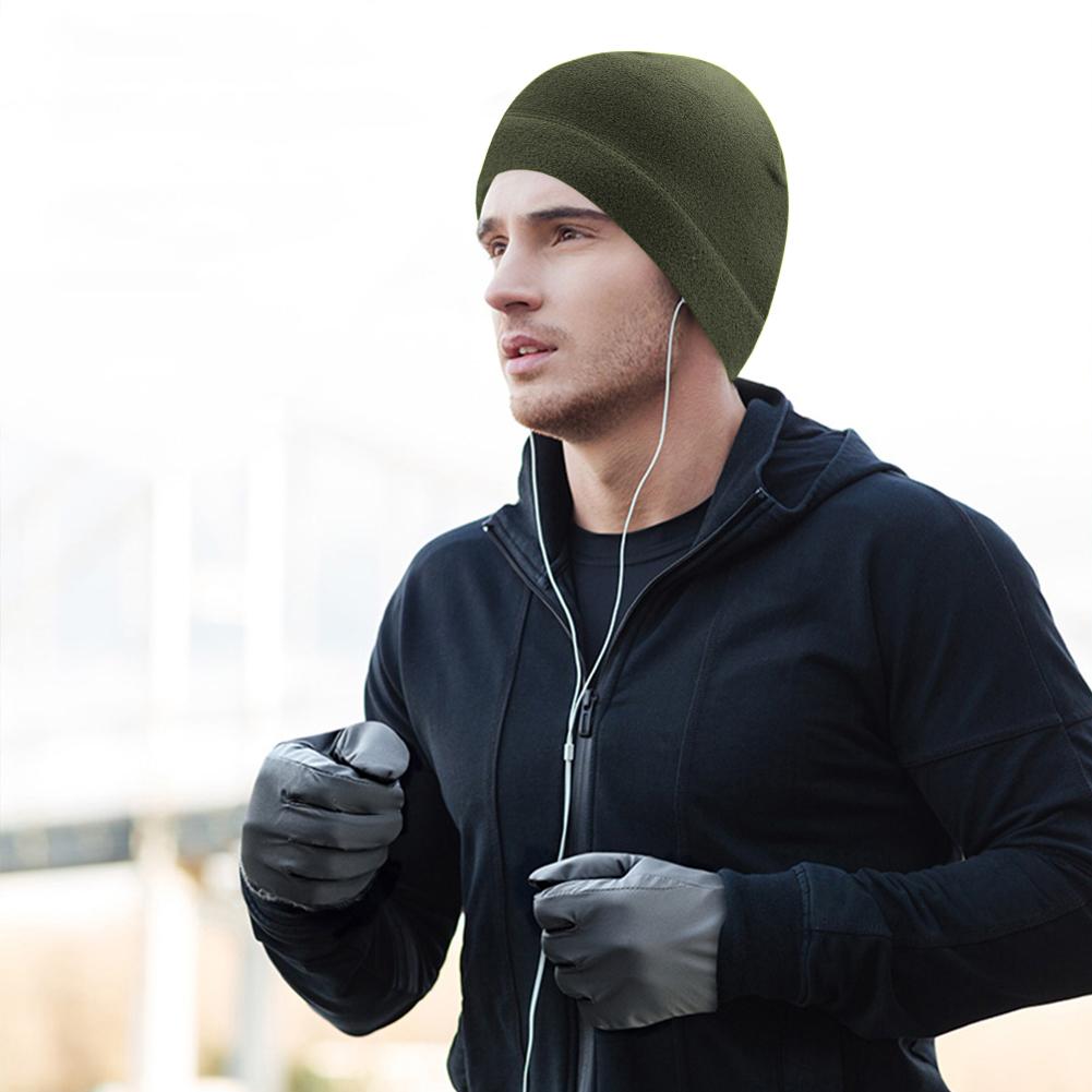Шапки-шапки, зимние теплые спортивные шапки для езды на велосипеде, бега, лыжного спорта (Армейский Зеленый)