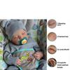 Handmade Real Looking Lifelike Newborn Baby Vinyl Silicone Realistic Alive Reborn Baby Doll Girl Boy Cloth Body/ Silicone Body