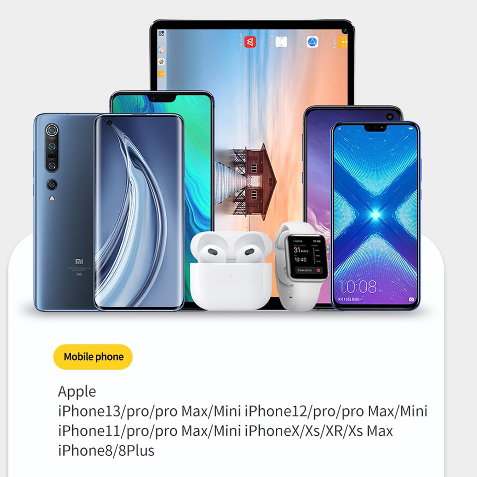 Essager 15 Вт Ночник Магнитная складная подставка для беспроводного зарядного устройства Быстрая беспроводная зарядная станция для Samsung Xiaomi Mi Huawei для iPhone iWatch 3 4 5