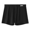 Men Boxer Underwear Open Design Button Placket Mid-rise Elastic Waistband Shorts Briefs Solid Color Loose Fit Underwear