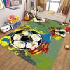 Football Pictures Rug Cartoon Football Living Room Decoration S Bed Non-slip Carpet Home Entrance Door Mat Kids