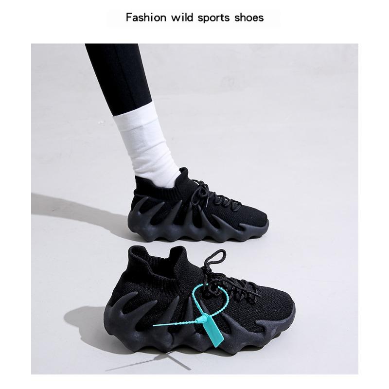 Women Lightweight Breathable Summer Knit Running Shoes Casual Dad Shoes