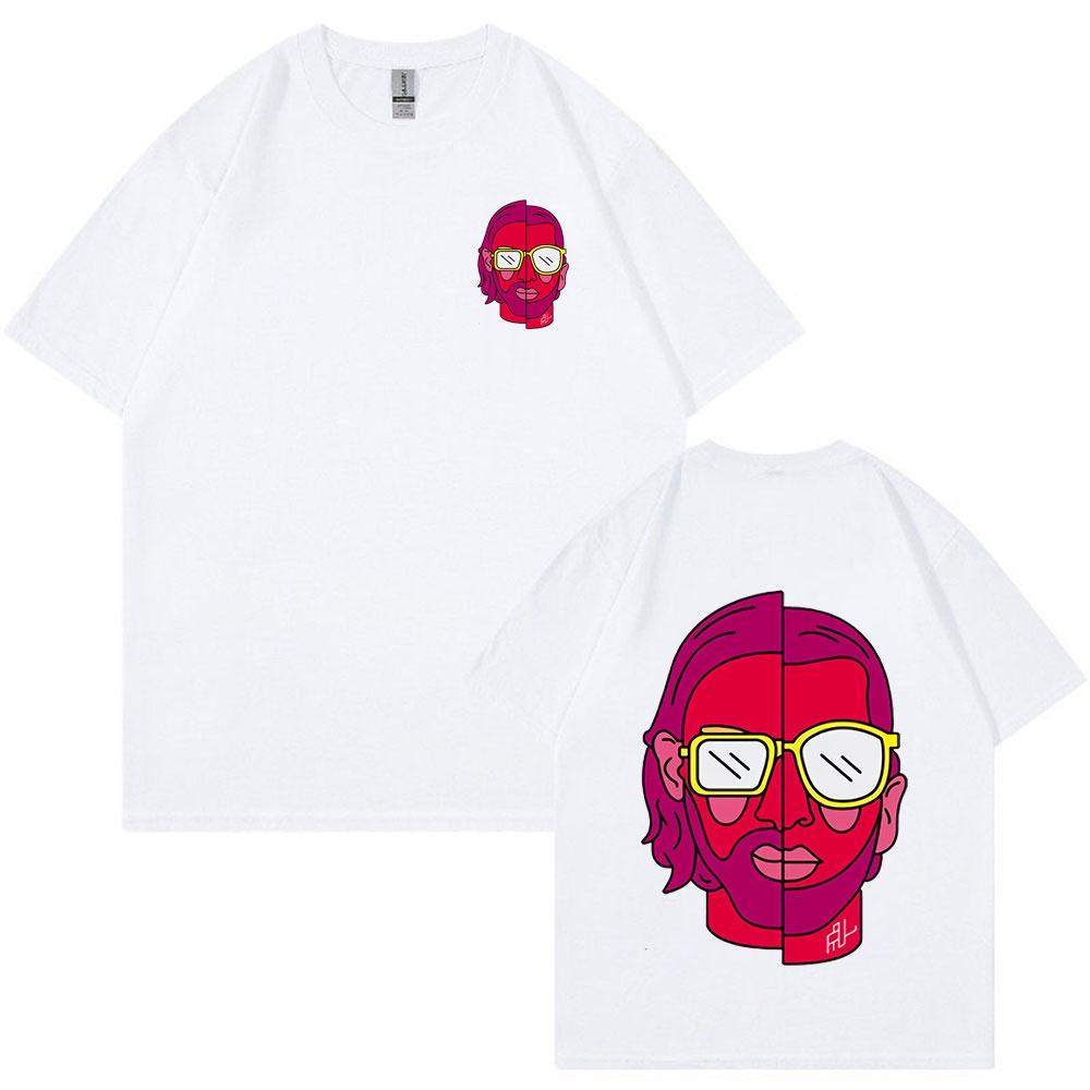 Le Monde Chico Graphic Print Tshirt Streetwear Album PNL French Rap T-shirts Summer Cotton T Shirt Short Sleeve Men Fashion Tees